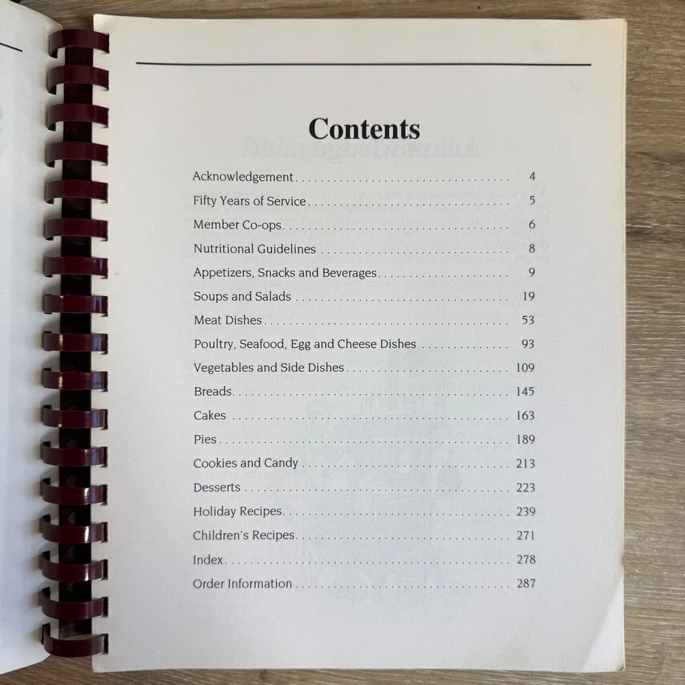 Tennessee Farmers Cooperative 50th Anniversary What's Cookin' Cookbook 1995